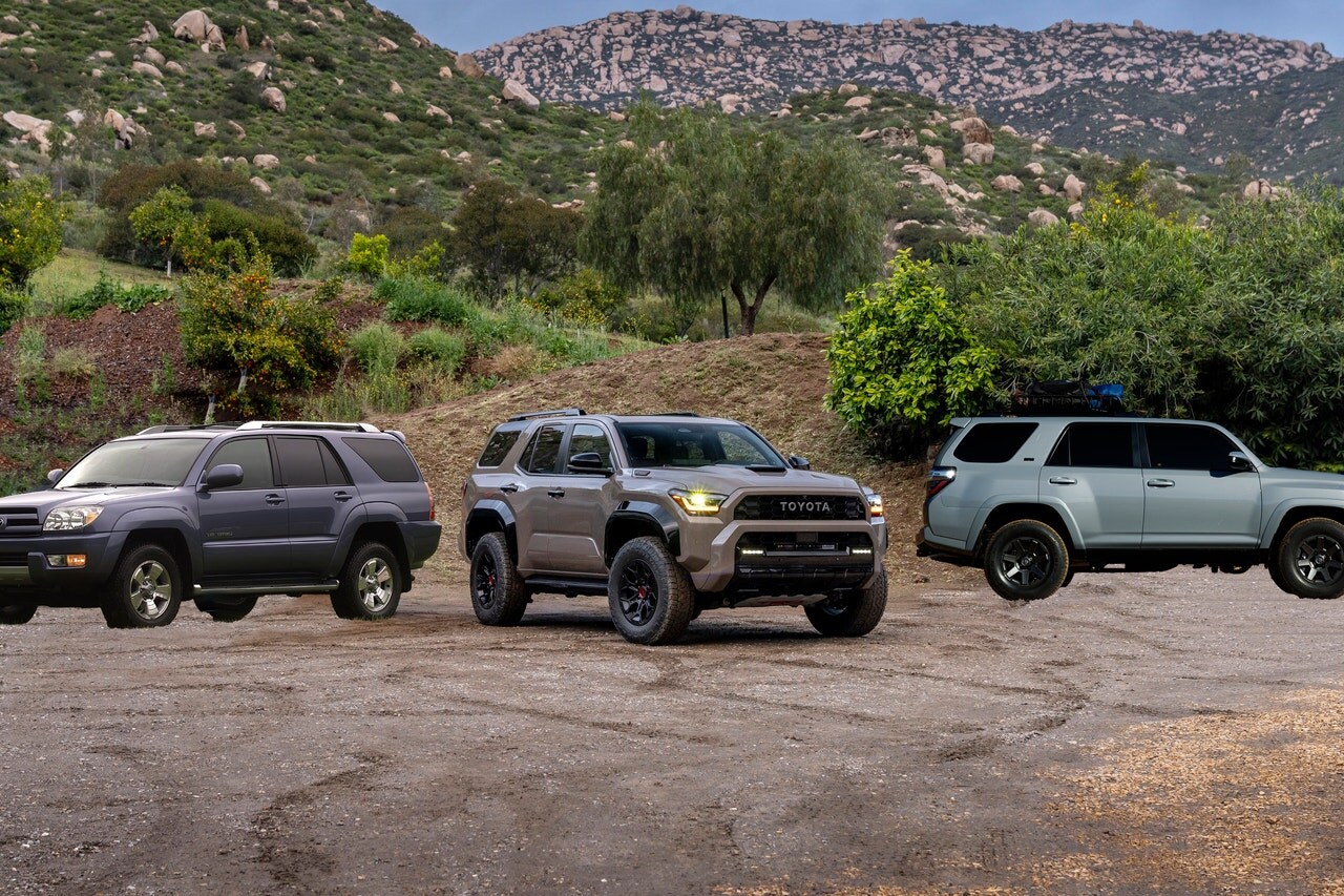 4Runner Generational Group Shot