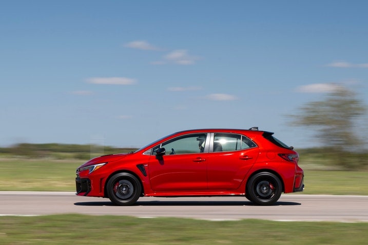2025 Toyota GR Corolla driving