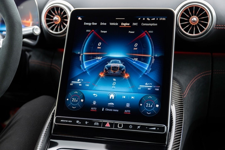 2025 Mercedes-AMG GT 63 S E Performance infotainment screen