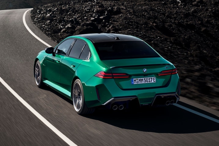 2025 BMW M5 rear 3/4