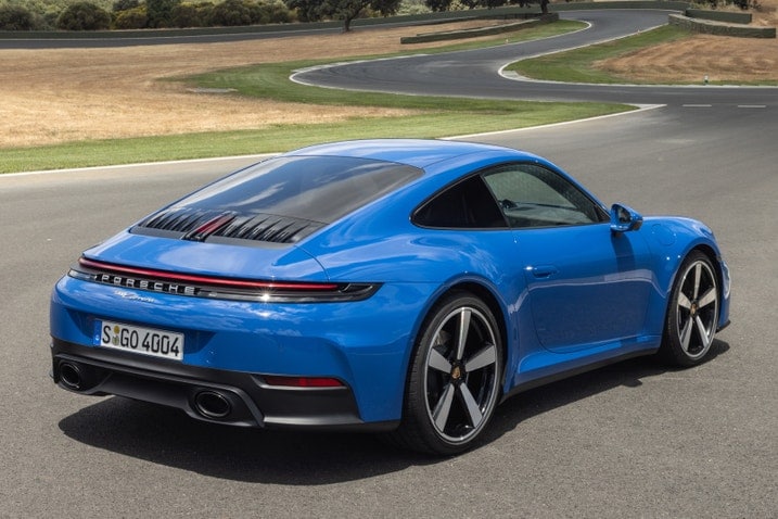 2025 Porsche 911 Carrera rear 3/4
