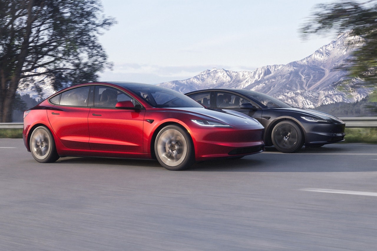 2024 Tesla Model 3 group shot