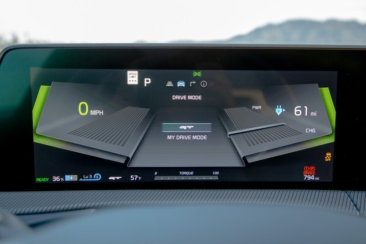 2023 Kia EV6 GT instrument panel