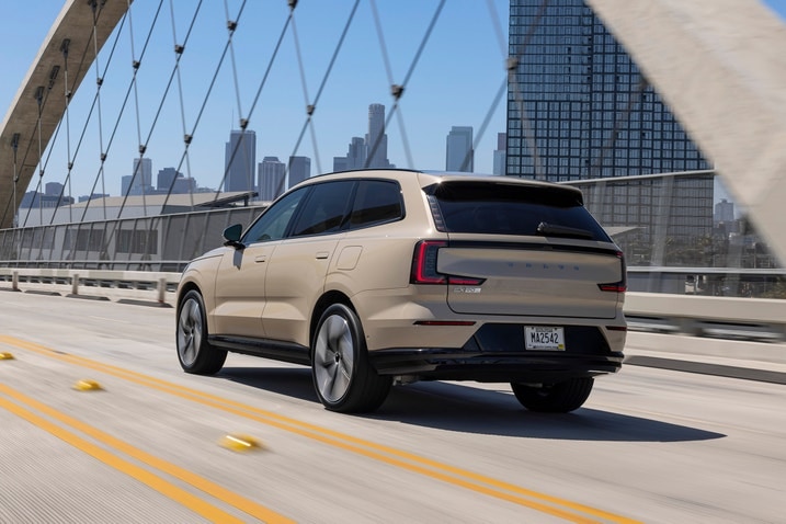 2025 Volvo EX90 driving