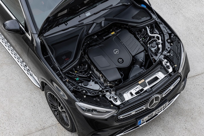 2024 Mercedes-Benz GLC Coupe engine bay