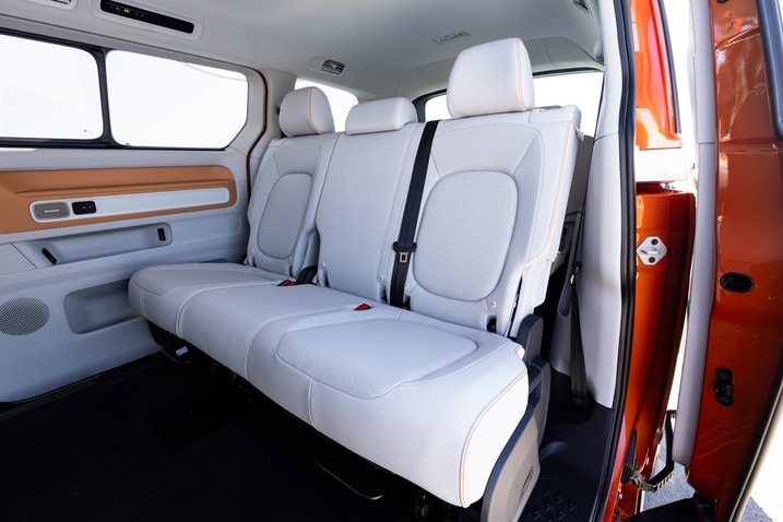 VW ID. Buzz rear interior