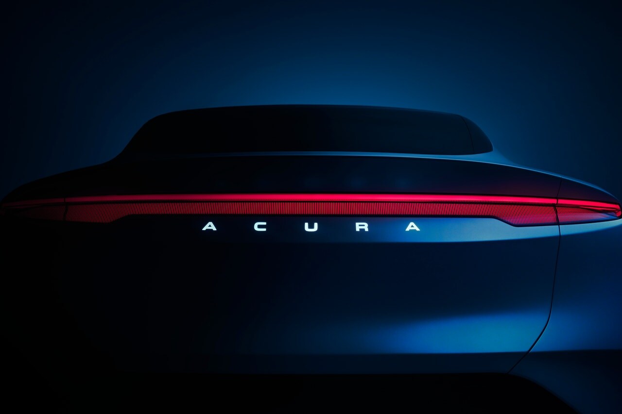 Acura EV concept teaser image