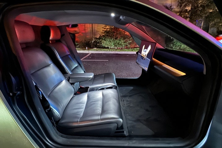 Robotaxi interior