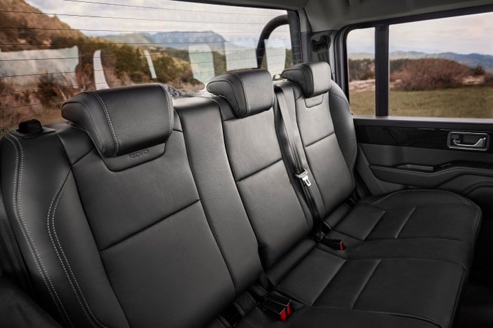 Ineos Grenadier Quartermaster rear seats