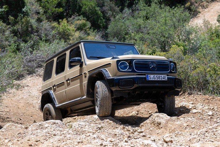 2025 Mercedes-Benz G 580 EV driving