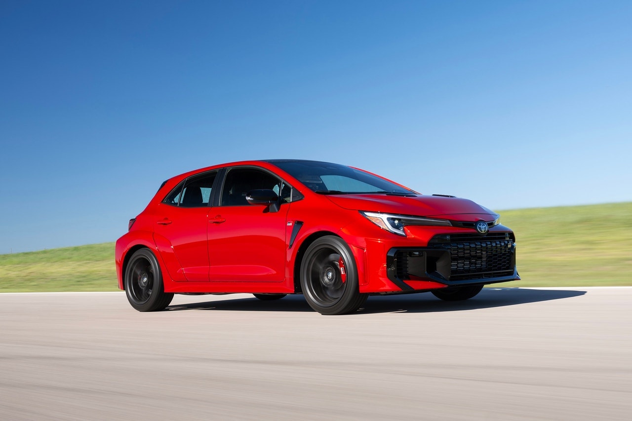 2025 Toyota GR Corolla driving