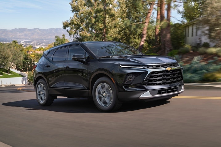 2025 Chevy Blazer driving