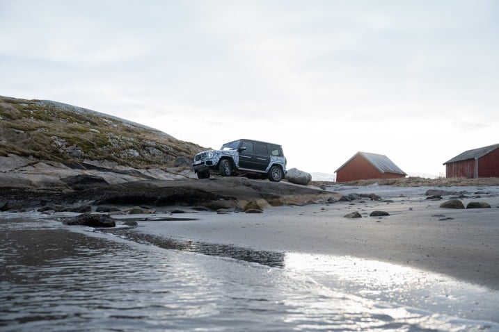 2025 Mercedes-Benz G-Class Prototype front