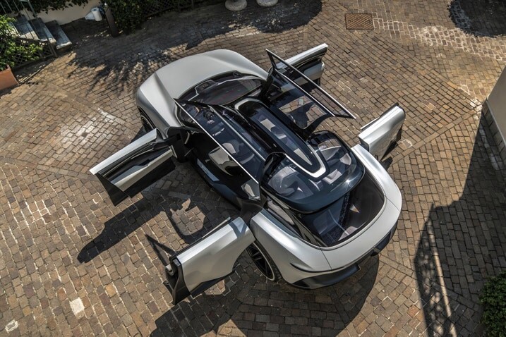 Automobili Pininfarina Pura Vision concept overhead