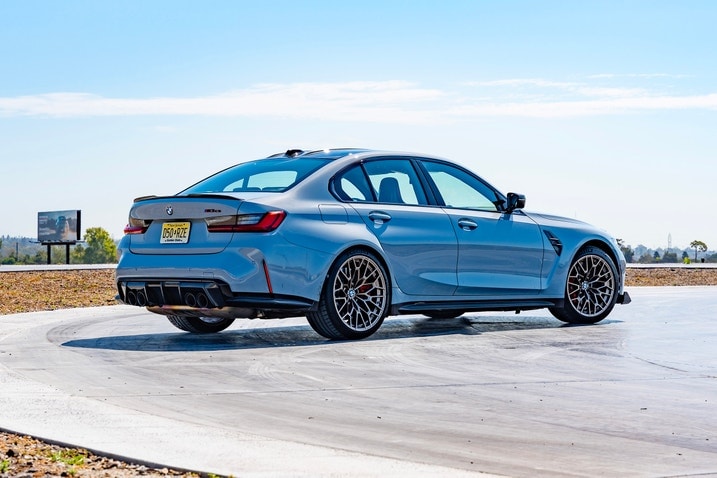 2024 BMW M3 CS rear 3/4