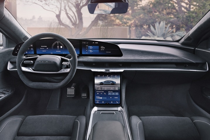 2024 Lucid Air Sapphire dashboard