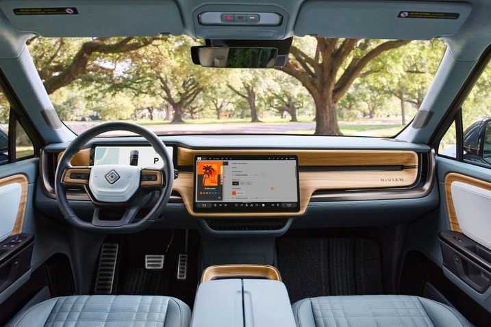 Rivian R1S interior