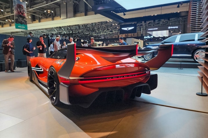 Genesis X Gran Racer Vision Gran Turismo concept rear 34