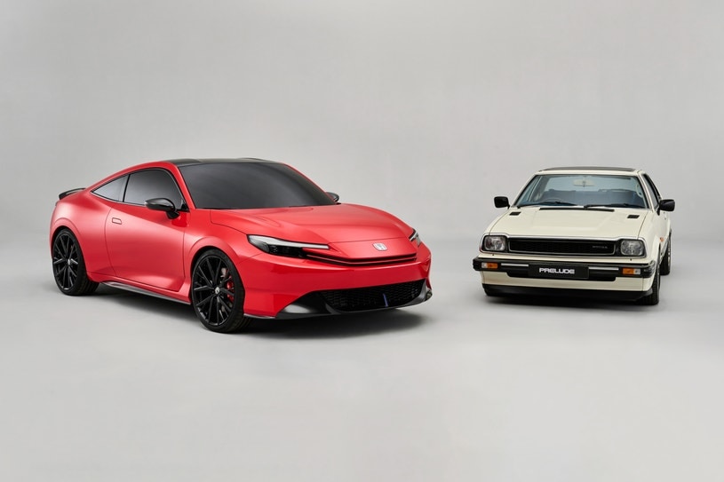 Honda Prelude Concept with First Gen Prelude