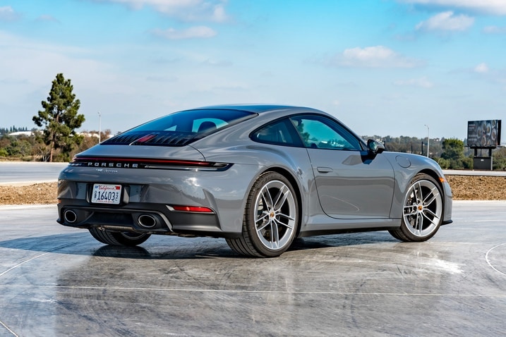2025 Porsche 911 Carrera rear 3/4