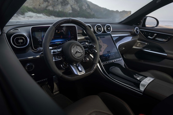 2024 Mercedes-AMG C 63 E Performance Interior Steering Wheel