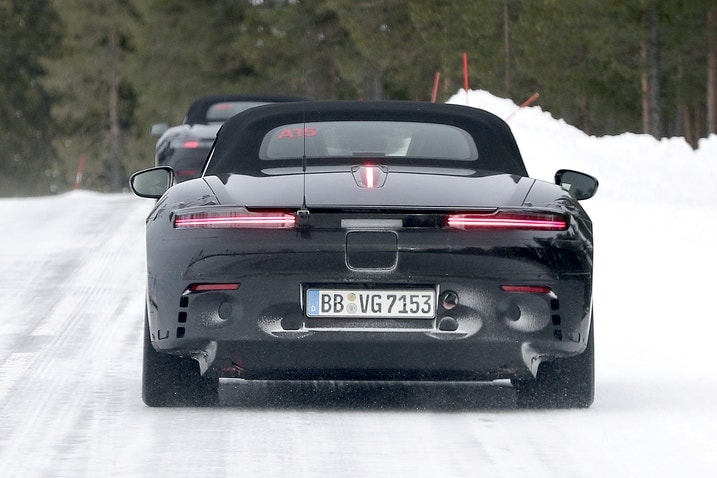 2025 Porsche Boxster EV rear