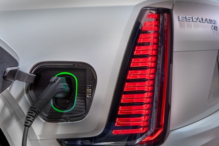 Cadillac Escalade IQ charging port