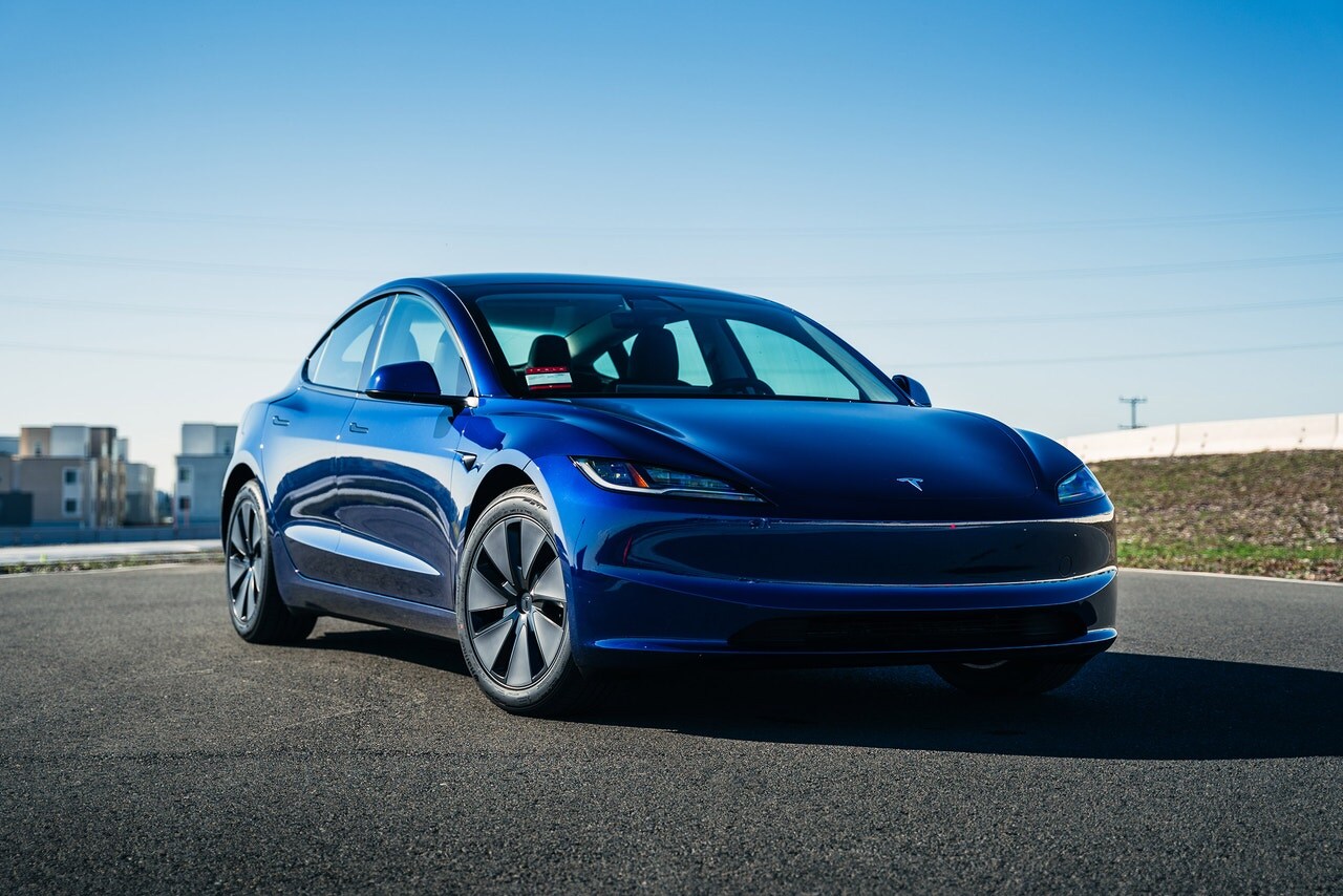 2024 Tesla Model 3 front 3/4