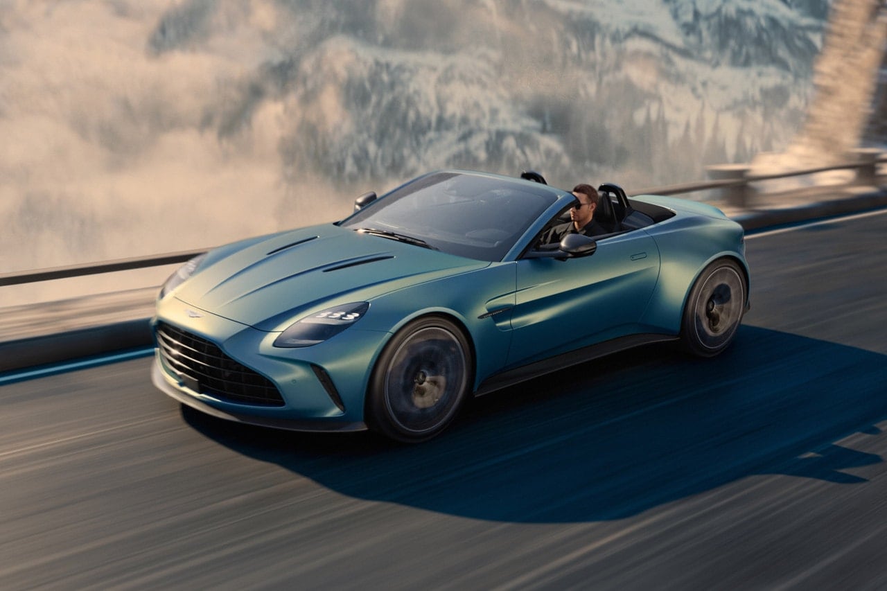2025 Aston Martin Vantage Roadster driving