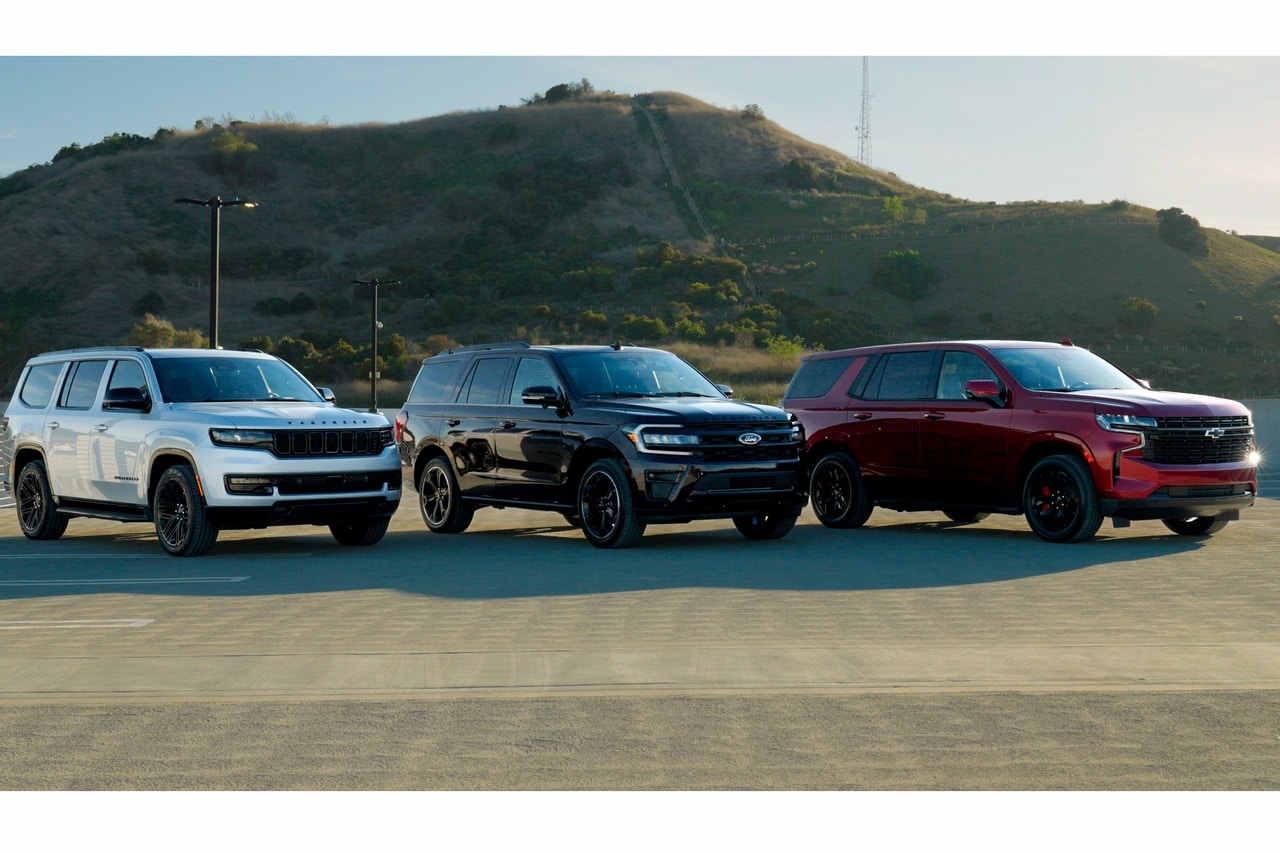 Jeep Grand Wagoneer vs Ford Expedition vs Chevy Tahoe RST