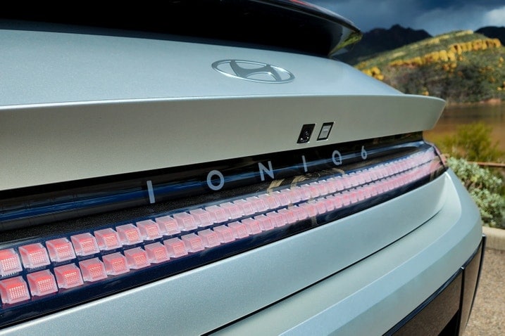 2023 Hyundai Ioniq 6 taillight