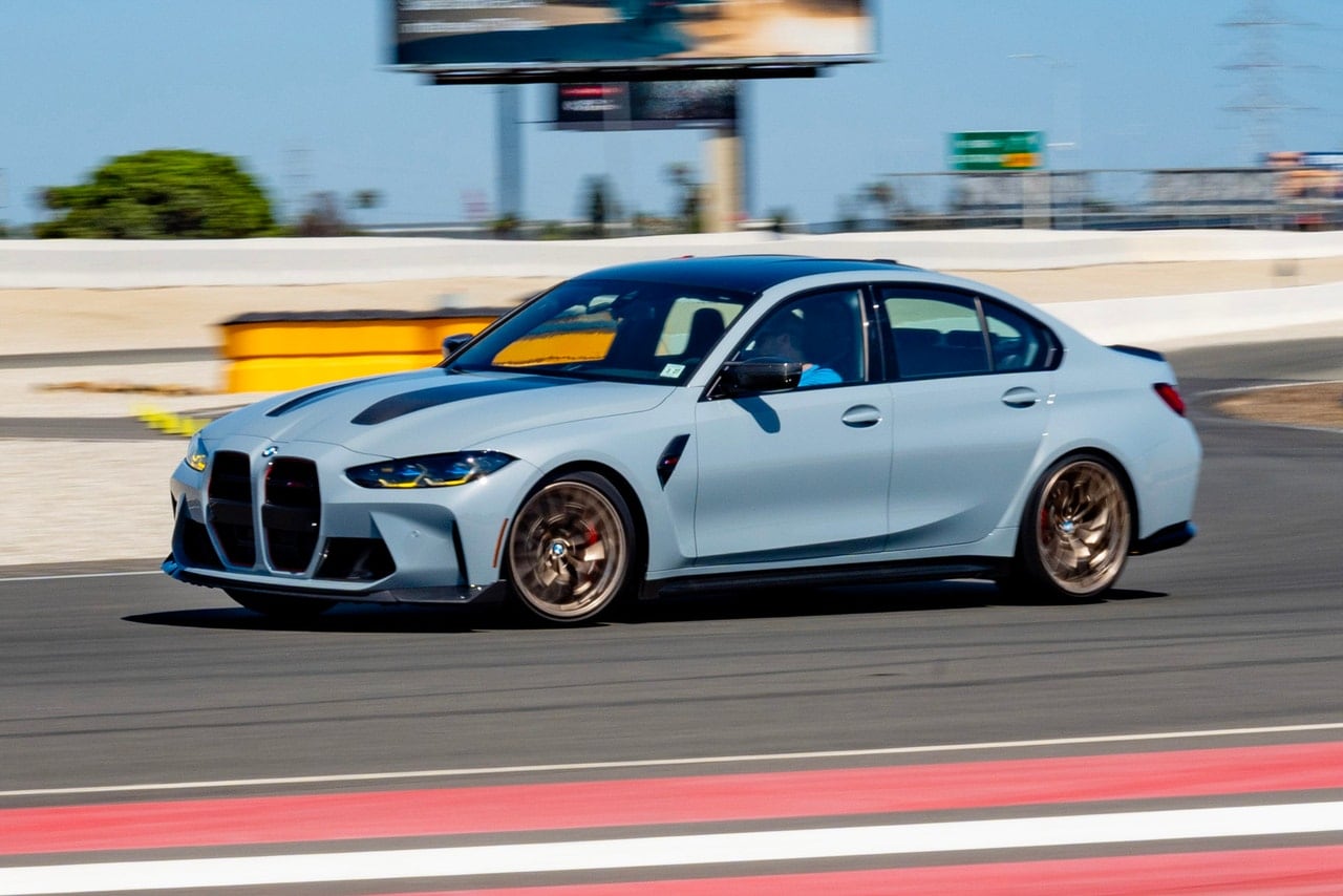 2024 BMW M3 CS driving
