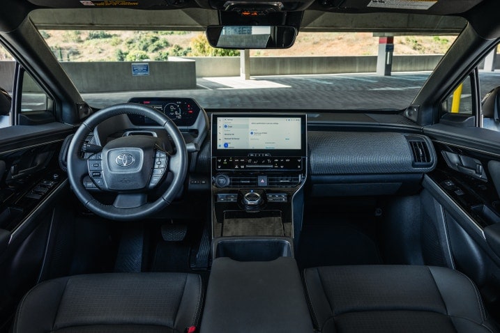 2024 Toyota bZ4X interior shot