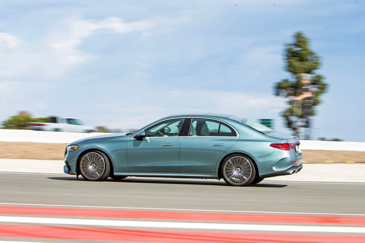 2024 Mercedes-Benz E 450 driving