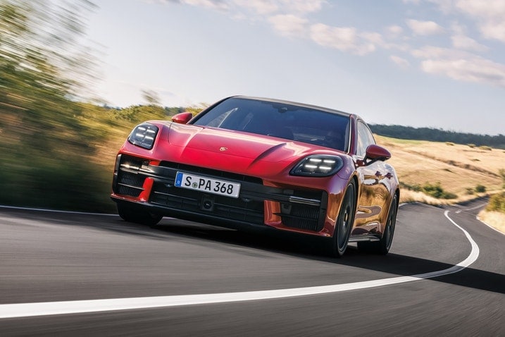 2025 Porsche Panamera GTS driving
