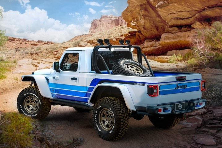 Jeep Honco blue rear