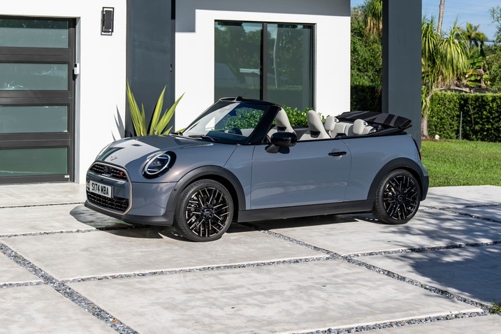 2025 Mini Cooper Convertible front 3/4