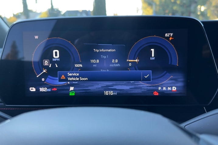 2024 Chevrolet Blazer EV screen