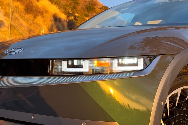 2023 Hyundai Ioniq 5 headlight detail
