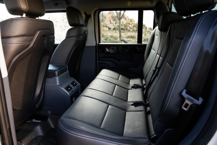 2024 Ineos Grenadier Quartermaster backseat