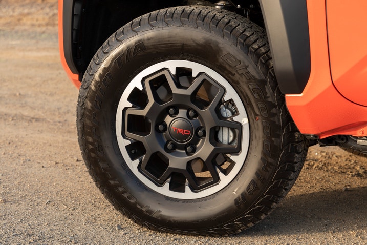Long-term 2024 Toyota Tacoma TRD Off-Road wheel