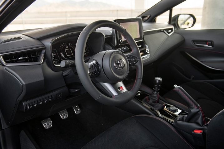 2024 GR Corolla interior