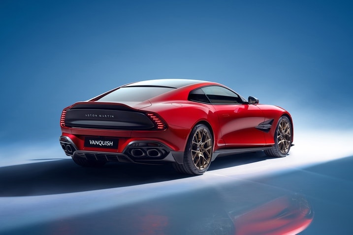 2025 Aston Martin Vanquish rear 3/4