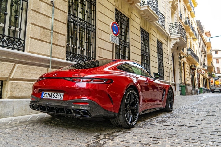 2024 Mercedes-Benz AMG GT Coupe rear three-quarters
