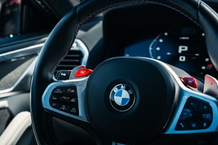 2024 BMW M8 Competition steering wheel