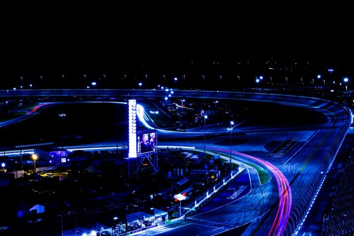 Rolex 24 Hours of Daytona at night