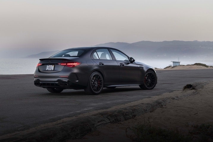 2024 Mercedes-AMG C 63 E Performance Rear 3/4 Passenger