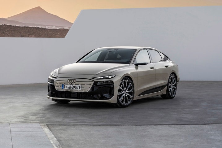 2026 Audi A6 E-Tron Sportback front 3/4