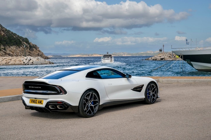 2025 Aston Martin Vanquish rear 3/4