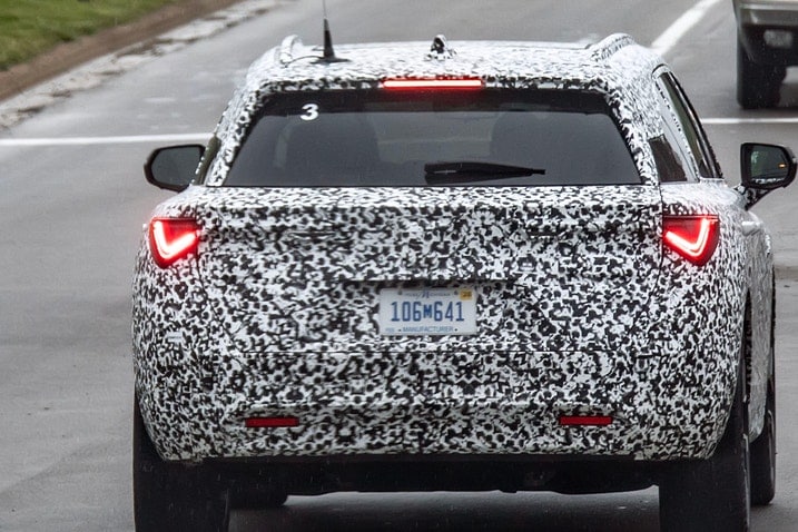 2024 Acura ZDX rear in spy shot